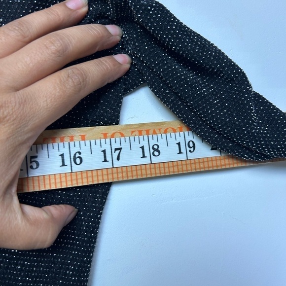 MICHAEL KORS SPARKLE LONG SLEEVE KNEE LENGTH BLACK DRESS SIZE S - Picture 9 of 10